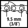 Original Einhell Replacement Chain 30 cm (Chainsaw Accessories, Suitable for