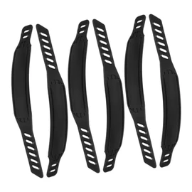 WOONEKY 3 Pairs Adjustable Cycle Footrest Straps Durable Bike Pedal Straps for Easy Replacement Portable Fixing Bands for Exercise Foot
