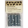 (12) Cross Dowels/Barrel Nuts - 1/4-20 12mm X 10mm Zinc-Plated