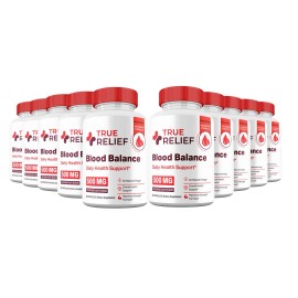 True Relief Blood Balance Capsules, Max Strength, TrueRelief Pills (10 Pack)