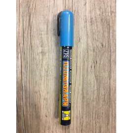 Zig Illumigraph 6mm Wet Wipe Liquid Chalkboard Pen Light Blue