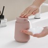 Matte Pink Foaming Hand Soap Dispenser Plastic 11 oz -