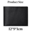 RFID Blocking Genuine Leather Wallet, Men Slim Wallets with Technology,Stop