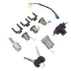 Car Full Lock Cylinder Key Set MR259111 Replacement for Mitsubishi