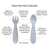 ezpz Mini Utensils - 12 Months+ (Fork & Spoon in