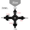 Mesee Universal Chuck Key Set, 4 Ways Drill Press Chuck