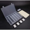 Embroidery Floss Cross Stitch Organizer Box Set,120Pcs White Plastic Floss