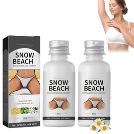Nuevo modelo para 2025, 2 paquetes de crema blanca como la nieve, adecuada para pieles oscuras, crema iluminadora para áreas privadas