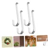 WHAMVOX Stainless Steel Outdoor Siding Hooks 4pcs Metal Hooks for