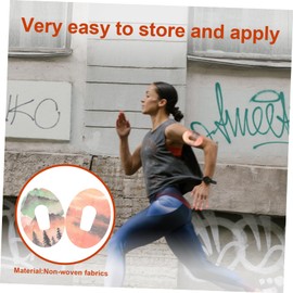 FOMIYES 8pcs Replaceable Sensor Patches Non-skid Breathable Daily Use Elastic Stickers for Blood Glucose