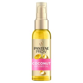 PANTENE Pro-V Curls Pure Hair Oil with Coconut 100 ml for Frizzy, Unruly Curls, Daily Nourishing Leave-In Oil, Provides Deep Moisture, Makes Hair Soft, Prevents Protein Loss