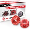 MC MOTOPARTS Racing Rear Sprocket Nuts Set Compatible with GSX-R