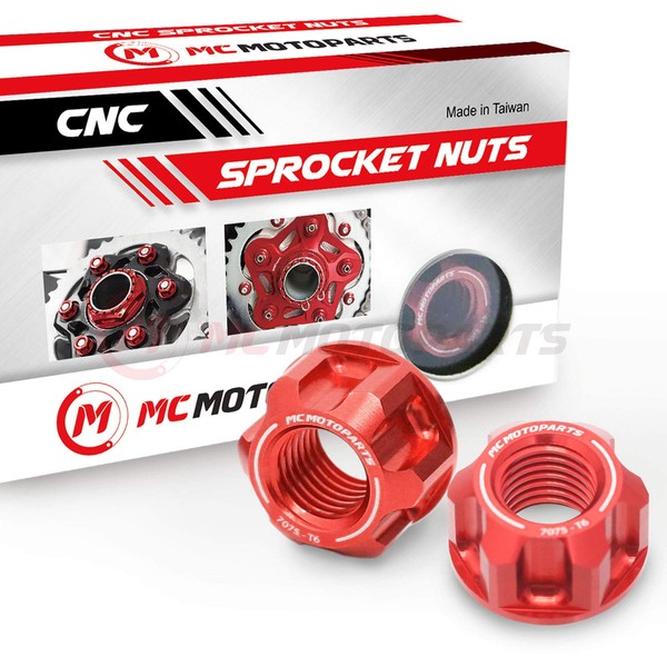 MC MOTOPARTS Racing Rear Sprocket Nuts Set Compatible with GSX-R