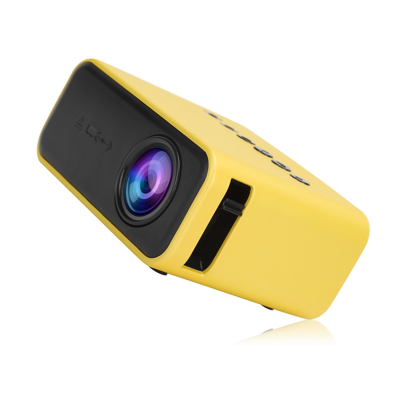 YT500 Mini Projector Portable Movie Projector with Audio and Video/USB/Memory