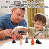 3PCS 3D Printed Fidget Toy, Spiral Cone Fidget Toy, Hypnotiq