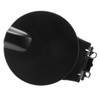 Fuel Tank Filler Door Assembly 10385417 Black Round Replacement for