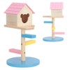 Hamster Loft Toy Wooden Durable Odorless Hamster House Climbing Ladders