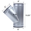 A-KARCK Duct Splitter for Dryer Vent Hose 6 inch, 45°