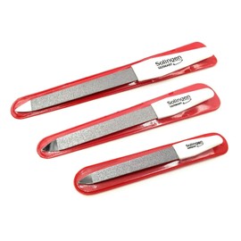 3 Professional Nail Files Solingen Sapphire File Manicure Nail File Metal Fine Coarse Set Solinger Quality