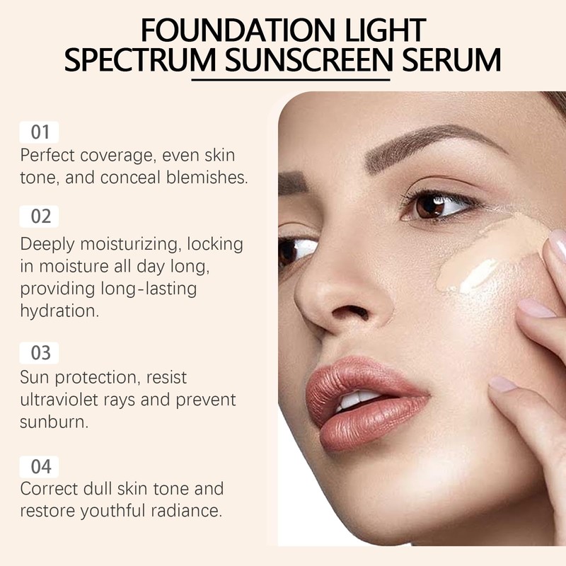 Warm Change Foundation - Colour-Changing Foundation for Warm Skin Tones,