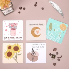 Affirmation Cards - Daily Motivational and Inspirational Cards for Women, Positive Affirmation Cards for Women, 50 Daily Mindfulness/Meditation Cards with Portable Box, Daily Affirmations for Women