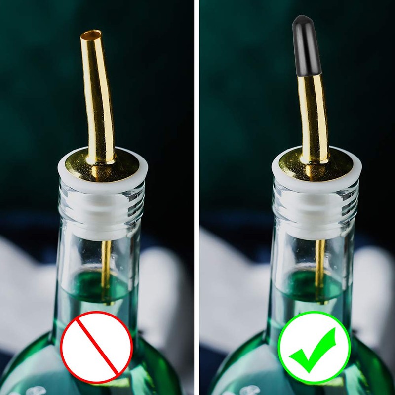 WXJ13 Pack of 200 Pourers Dust Covers with Box, Liquor