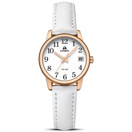LN LENQIN Ladies Watches Analog Quartz Watches for Women Waterproof Womens Watches Women's Wrist Watches with Leather Strap