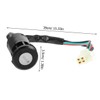 Ciieeo 2pcs Ignition Key Switch with Wiring for Motorcycle Scooter