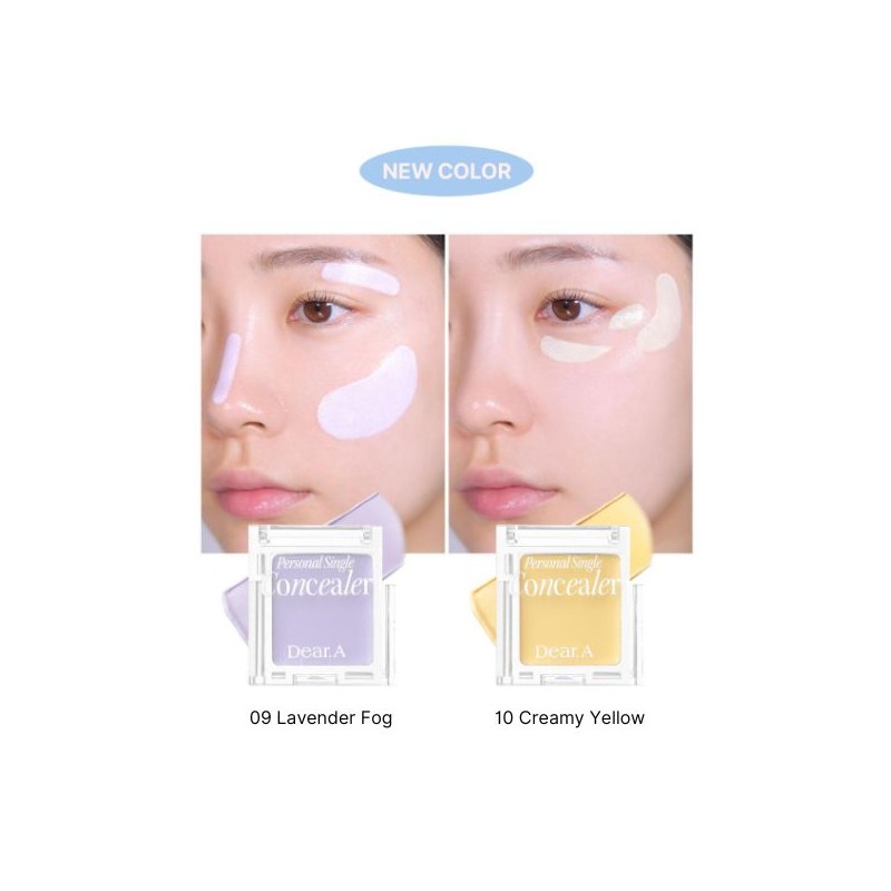 DEAR.A Personal Single Concealer 1.8g, Color:09 Lavender Fog