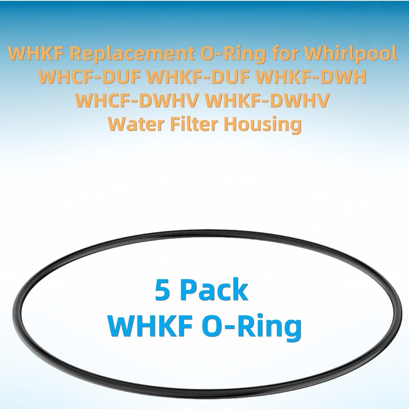 WHKF Replacement O-Ring for Whirlpool WHCF-DUF WHKF-DUF WHKF-DWH WHCF-DWHV WHKF-DWHV