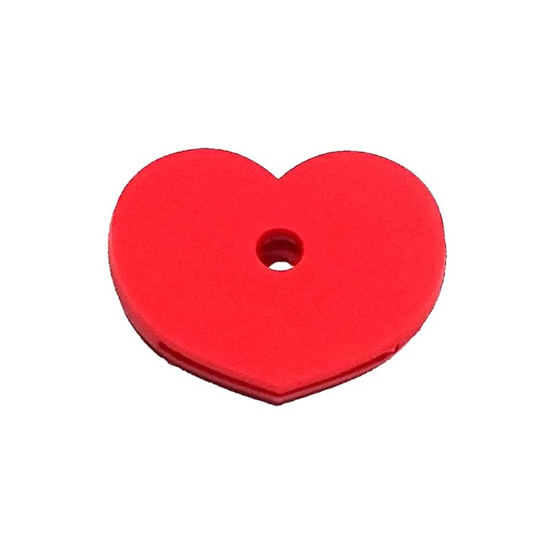 KeyMax Key Cover, Key Cap: Size: Round, Colour: Heart