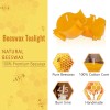 24-Pack Handmade Modern Tealight Candles Bulk Beeswax Tea Lights with
