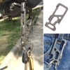 Multi Tool Keychain Titanium Alloy Outdoor Anti-lost Bottle Opener Bicycle