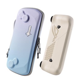 UYIYE Protective Case for Asus ROG Ally X 2024, 360° Hard Shell, Anti-Slip, Anti-Sweat Coating (BPbag+whitecase)