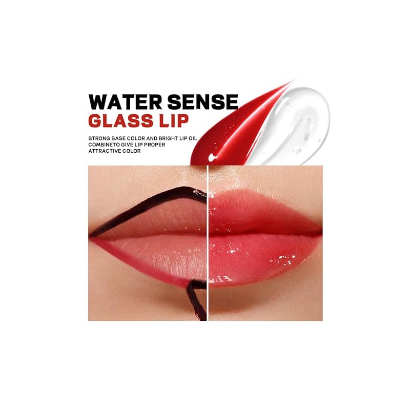 Labial Tipo Tinta Peel-Off Mate Doble Cabezal con Brillo, 07