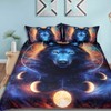 3pcs/set 3D Print Dream Catcher Moon Pattern Duvet Cover Pillow