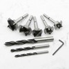 Newzoll 8Pcs/Set Woodworking Drill Bits, 6/8/ 12 Twist Drill Bits,