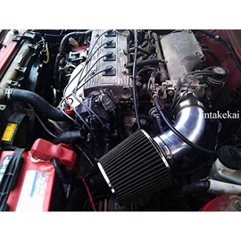 PERFORMANCE SHORT RAM AIR INTAKE KIT COMPATIBLE FOR 1990-1999 TOYOTA CELICA 1.6L 1.8L 2.2L l4 ENGINE (BLACK)