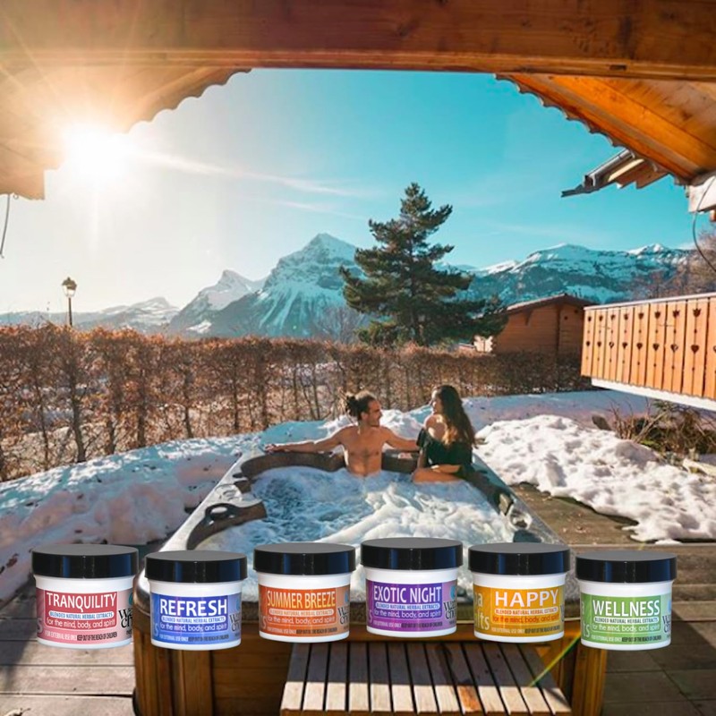 Waters Choice Aromatherapy Spa Salts Sample Pack. Let Spicy Peppermint,