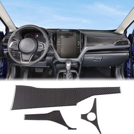 Aunginsy Center Console Dashboard Panel Trim Sticker Compatible with Subaru Crosstrek 2024 2025 Car Central Control Dashboard Molding Panel Protective Strips Decorative Cover Interior Accessories