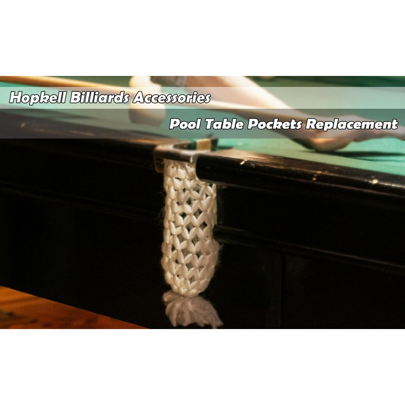 6 PCS/Set Billiards Pockets,Snooker Pool Table Pockets Replacement,Pool Tables Insert.Including