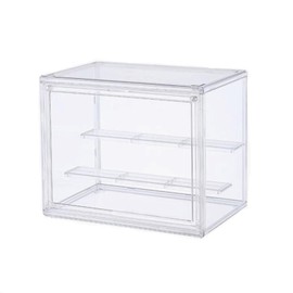 Blind Box Fully Transparent Display Shelf Acrylic Step-Style Stackable Desktop Display Box Multifunctional Large Capacity Dustproof Storage Box
