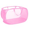 Durable Collapsible Laundry Baskets, Mesh Pop Up Laundry Hamper with