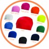 (602TONE - BLACK & WHITE) - Swim Cap Lycra/Spandex-Kids/Adults -Fits