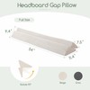 HIGOGOGO Wedge Pillow Headboard/Bed Wedge Pillow for Headboard/Bed Gap Filler