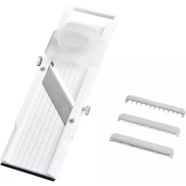 Benriner Mandoline Slicer, with 4 Japanese Stainless Steel Blades, BPA Free, New