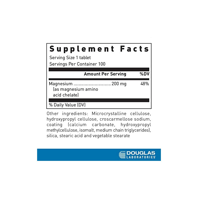 ToeahDouglas Laboratories Amino-Mag 200 Magnesium Supplement to Support Normal Heart