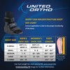 United Ortho Short Cam Walker Fracture Boot, Large, Black