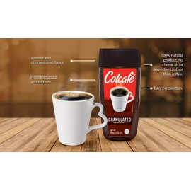 Colcafé Granulated Instant Coffee Jar | Natural Taste & Aroma | Ready in Seconds | 100% Colombian Coffee | 6 Ounce (Pack of 3)