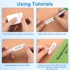 Hurifeng File Folder Tabs with Inserts, Printable Hanging Folder Labels
